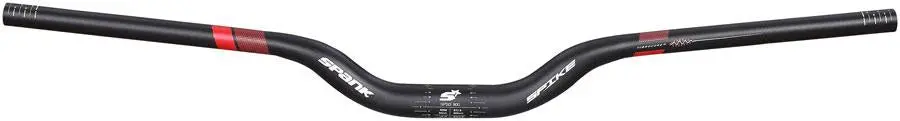 Spank Spike 800 Vibrocore Handlebar R50 (Blk/Red) 1
