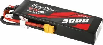 Gens Ace G-Tech 3S 11.1V 5000Mah 60C Long Lipo Battery: Xt60 1