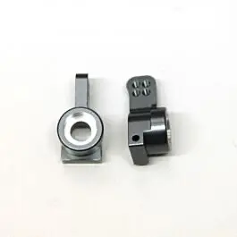 Strc Cnc Aluminum Rear Hub Carriers (Gun Metal): Arrma 2Wd 1