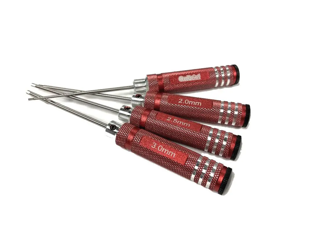 Onpoint Hex Screwdrivers 1.5-3.0Mm (Red) 1
