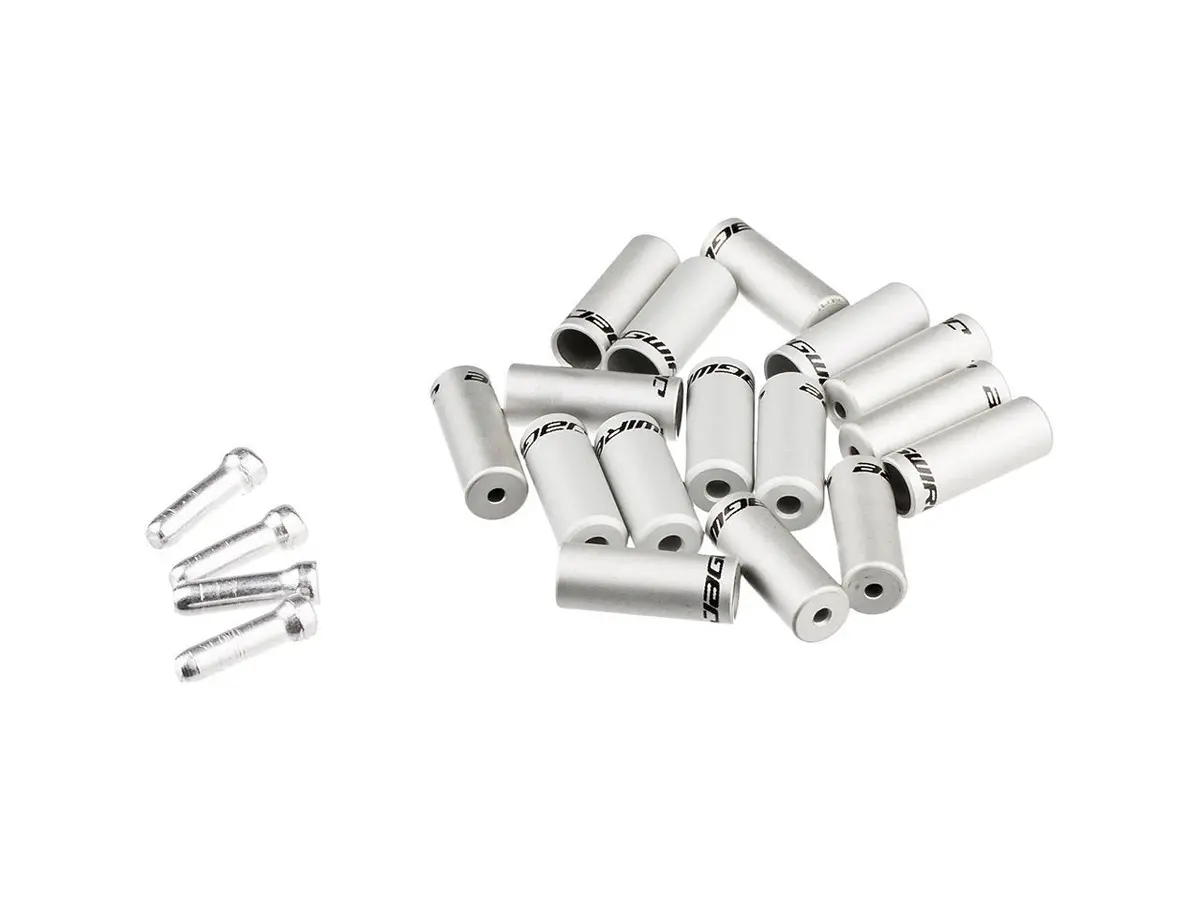 Jagwire Pro End Caps 4Mm Sealed 5Mm Open (Silver) 1