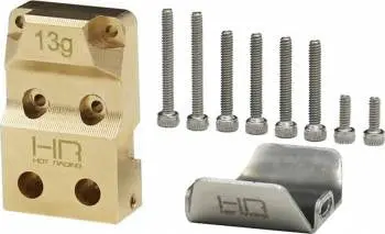 Hot Racing Brass Diff Cover W/Skid Plate: Scx24 1