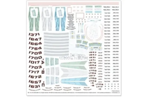 Polar Lights Star Trek Supplemental Starship Decals 1