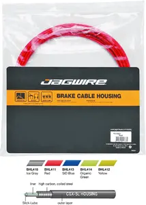 Jagwire Brake Cable Housing Orange 10M 1
