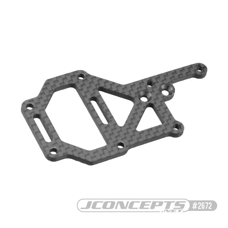Jconcepts Carbon Fiber Upper Deck W/Offset Fan Mount: Tekno Eb410 1