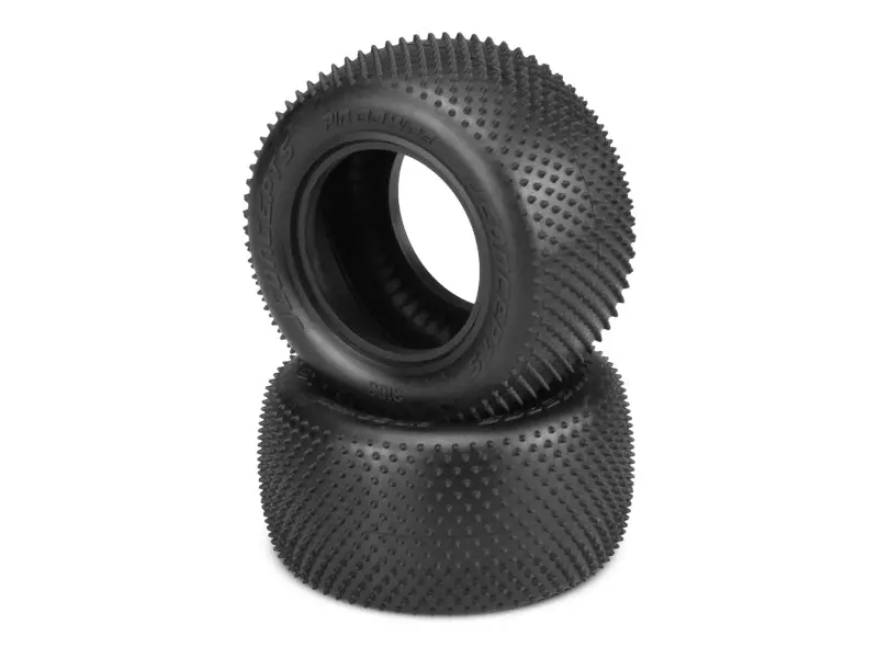 Jconcepts Pin Down 2.2” Rear Stadium Truck Tire: Medium Soft (Pink Compound) 1