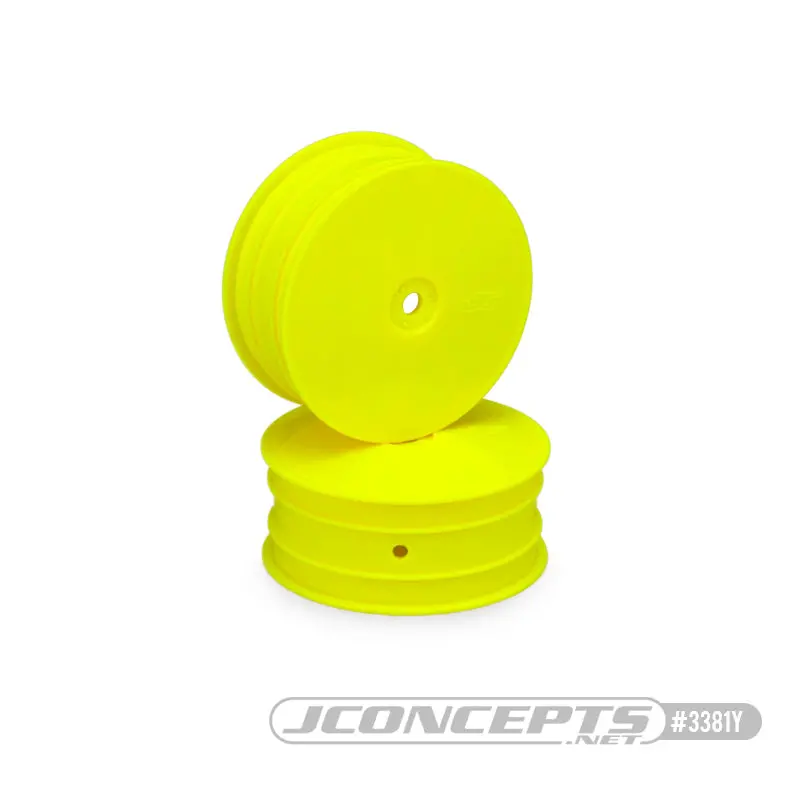 Jconcepts Mono 2.2" Front Buggy Wheel: B64 (Yellow) 4Pc 1