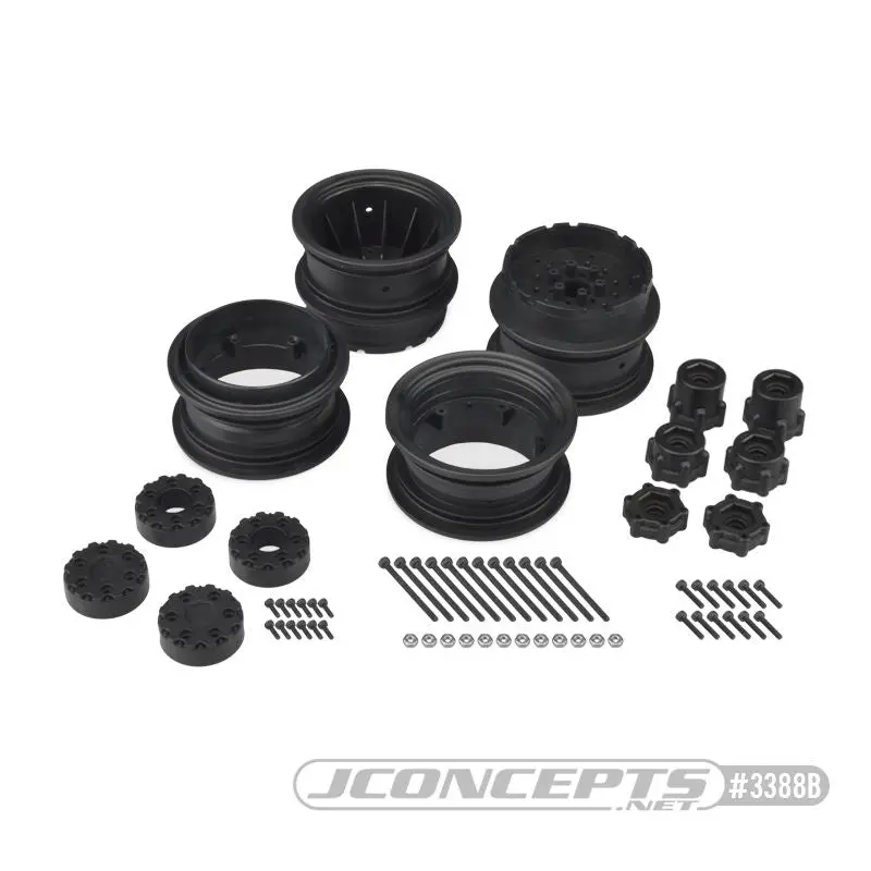 Jconcepts Krimson Dually 2.6” Wheels (Black) 1