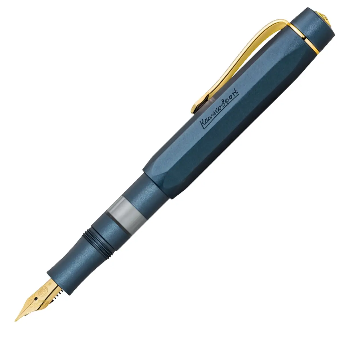 Kaweco Füller Al Sport Mit Transparentem Tintenfenster, Navy 1