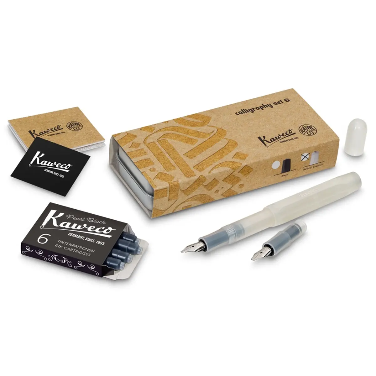 Kaweco, Kalligraphie, Set-S, Natural Coconut 1
