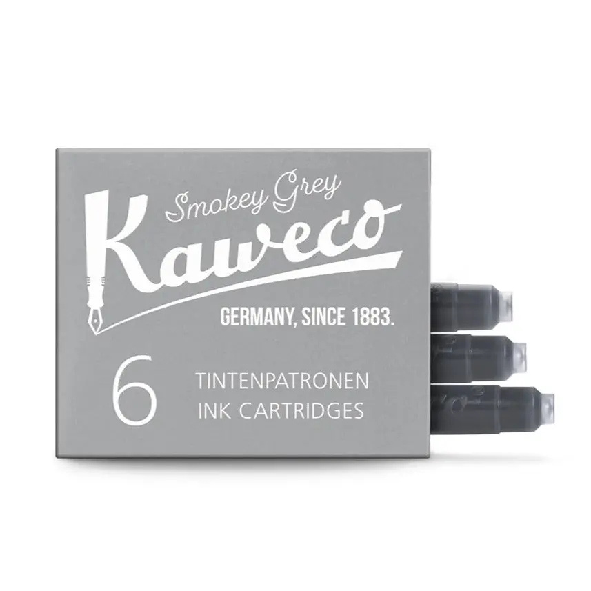 Kaweco, Tintenpatrone, 6 Stück, Rauchgrau 1