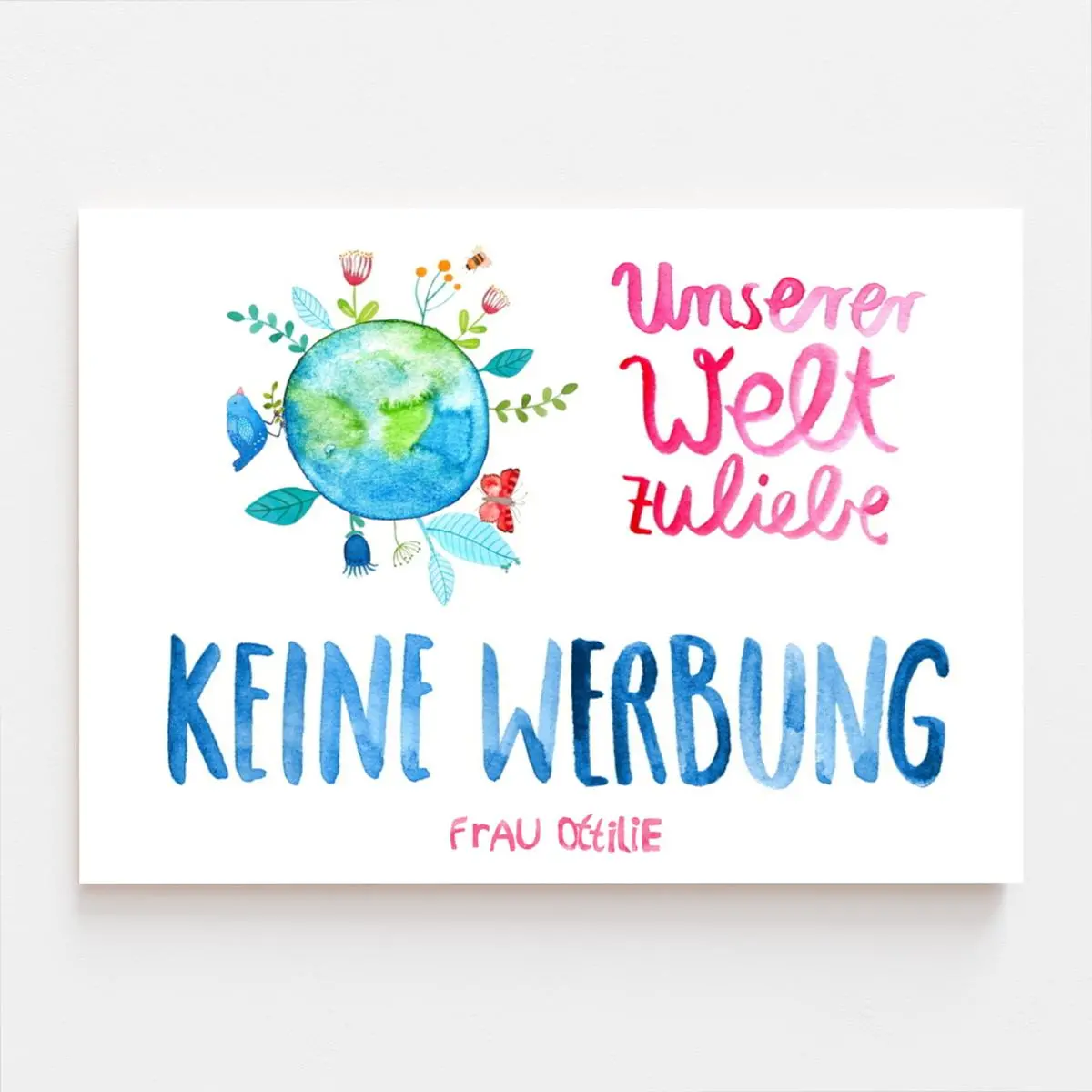 Briefkastenaufkleber *Keine Werbung* 1