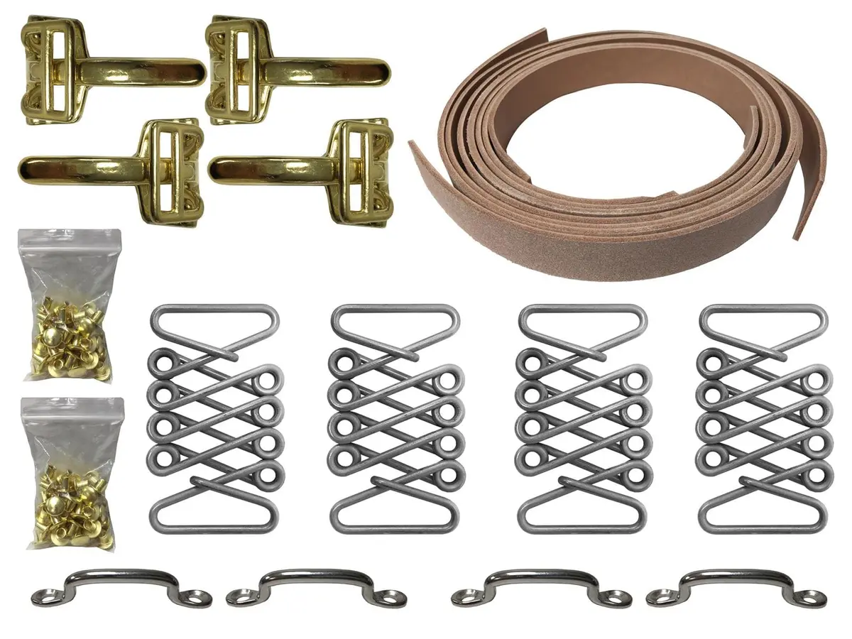 Limeworks Vintage Hood Strap Kit – Authentic Reproduction Hardware (Hsk1001B) 1