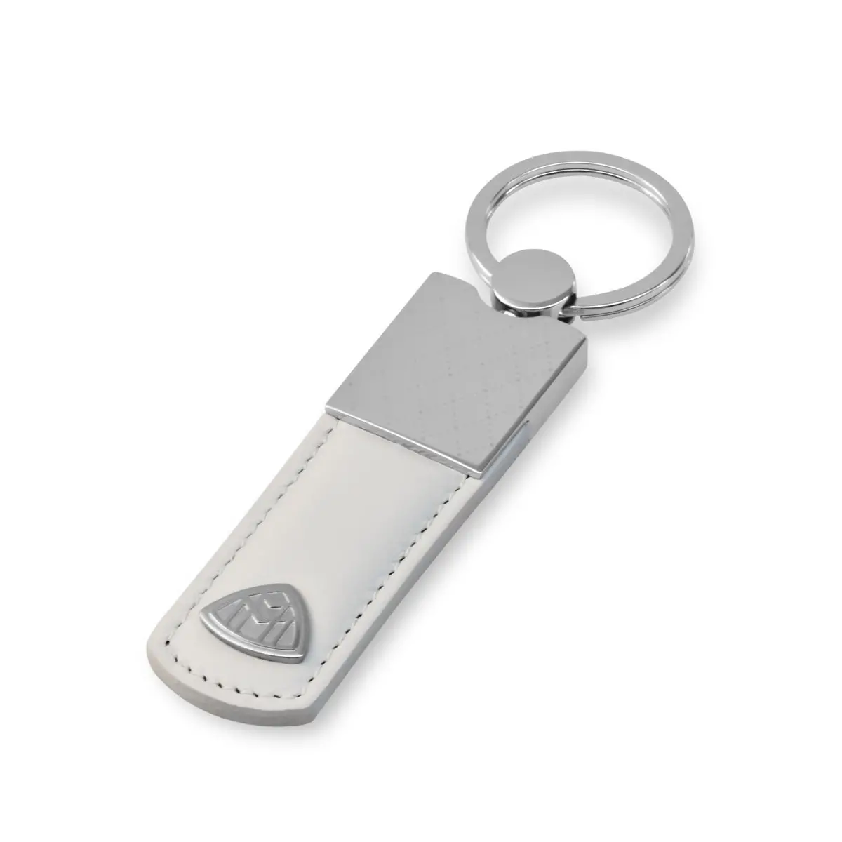 Maybach Schlüsselanhänger The Key Moment I Echtes Automobilleder, Porcellain-White 1