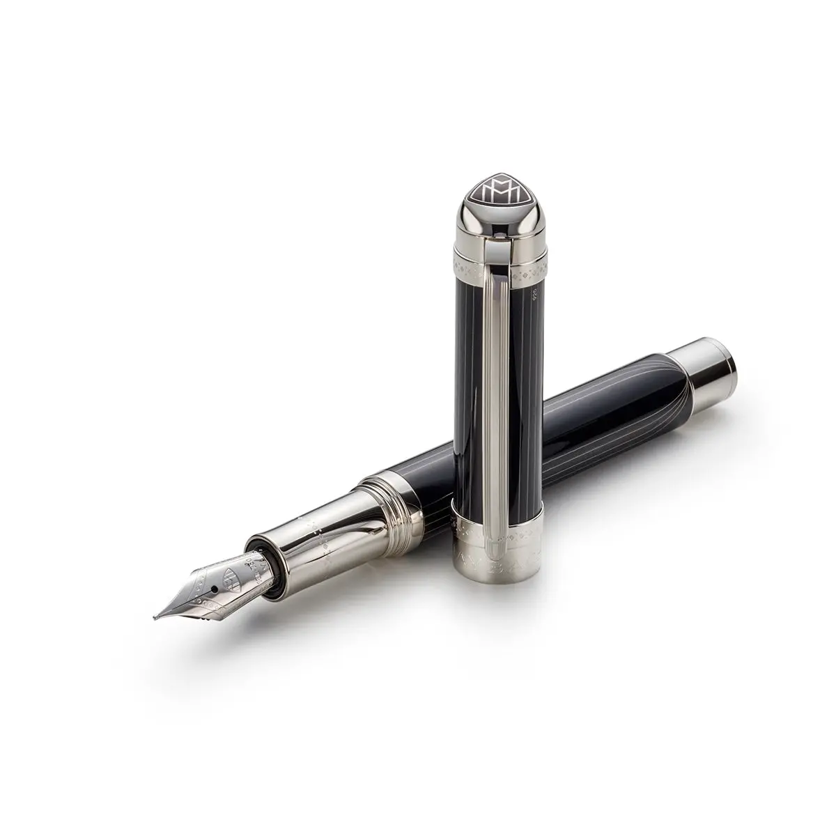Maybach Füller The Peak I Lustrous - Platinum, 18Kt, Midnight Black 1