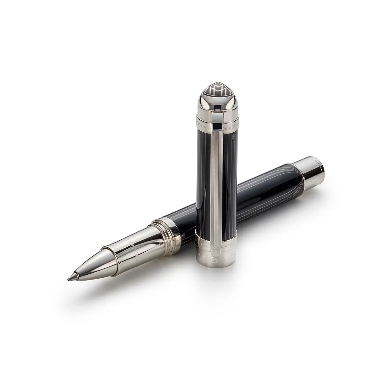 Maybach Tintenroller The Peak I Lustrous - Platinum, Midnight Black 1