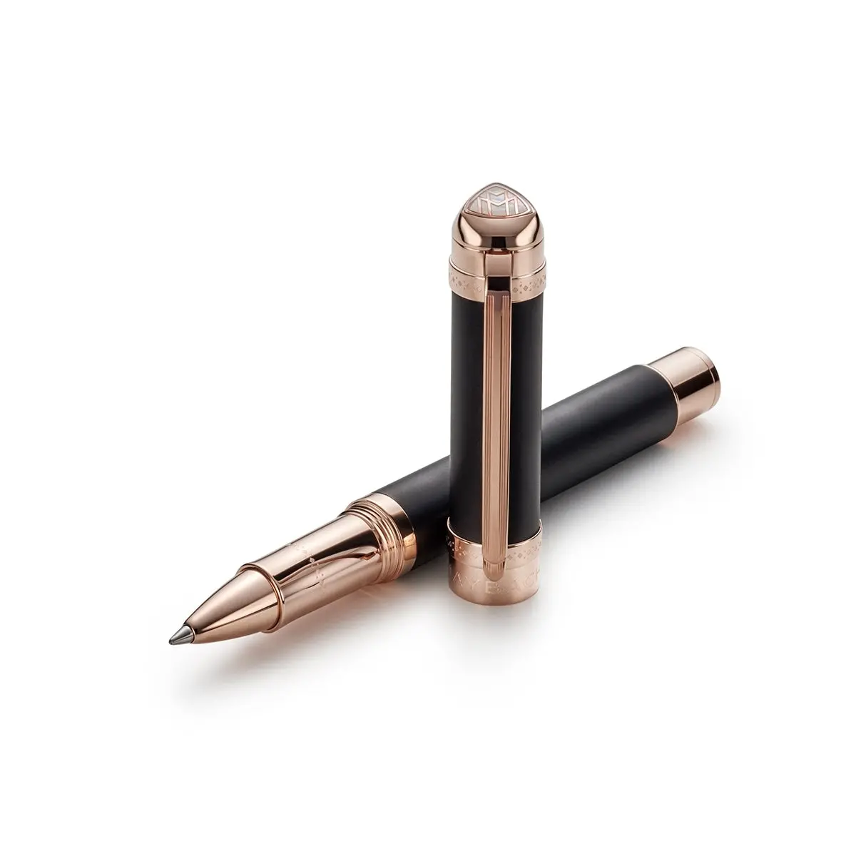 Maybach Tintenroller The Peak I Volcanic Black - Rosegold, Volcanic Black 1