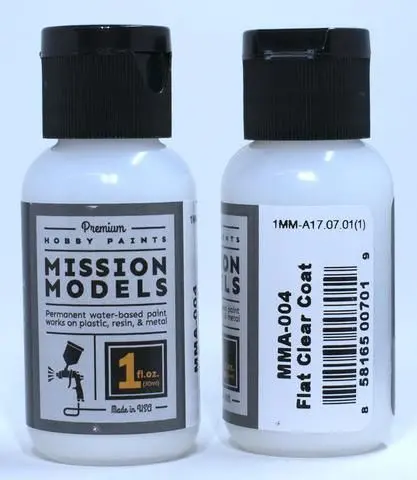 Mission Models Flat Coat Clear 1Oz (30Ml) 1