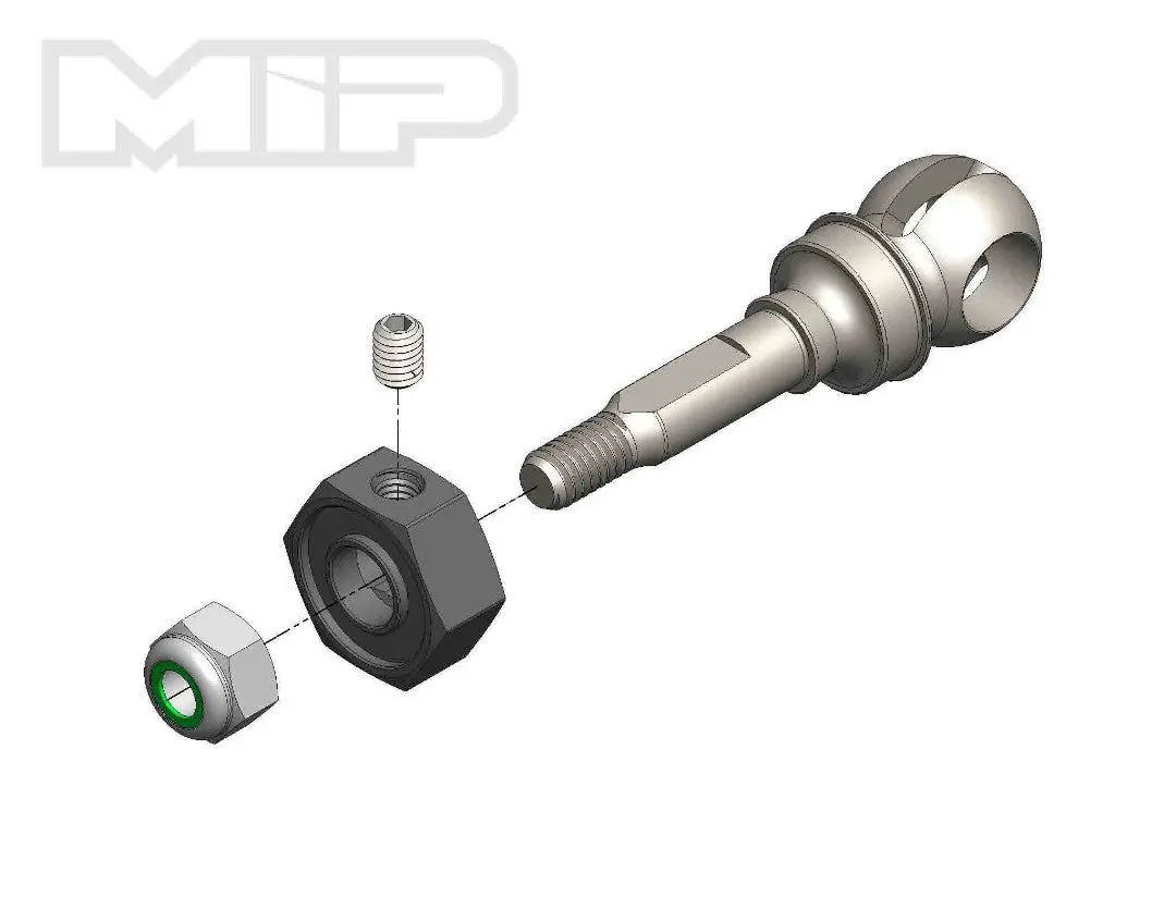 Mip X-Duty Cvd Axle 11Mm Offset W/10X5mm Bearing 1
