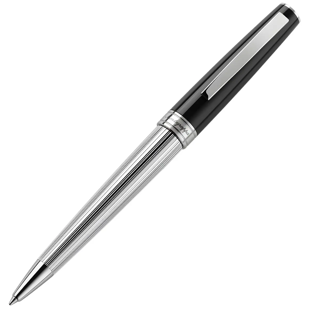 Montegrappa Kugelschreiber Armonia Duetto, Schwarz 1