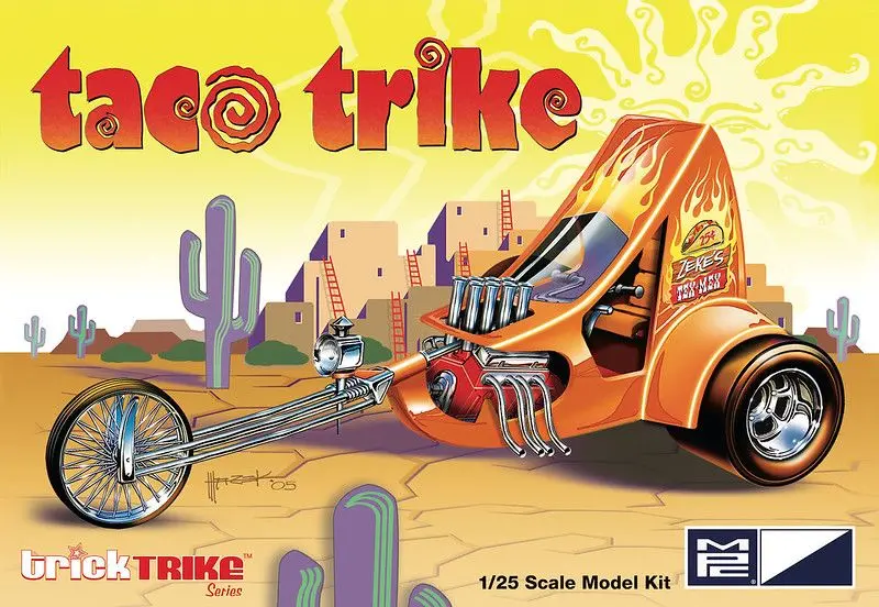 Mpc Taco Trike (Trick Trikes Series) 1/25 Model Kit 1