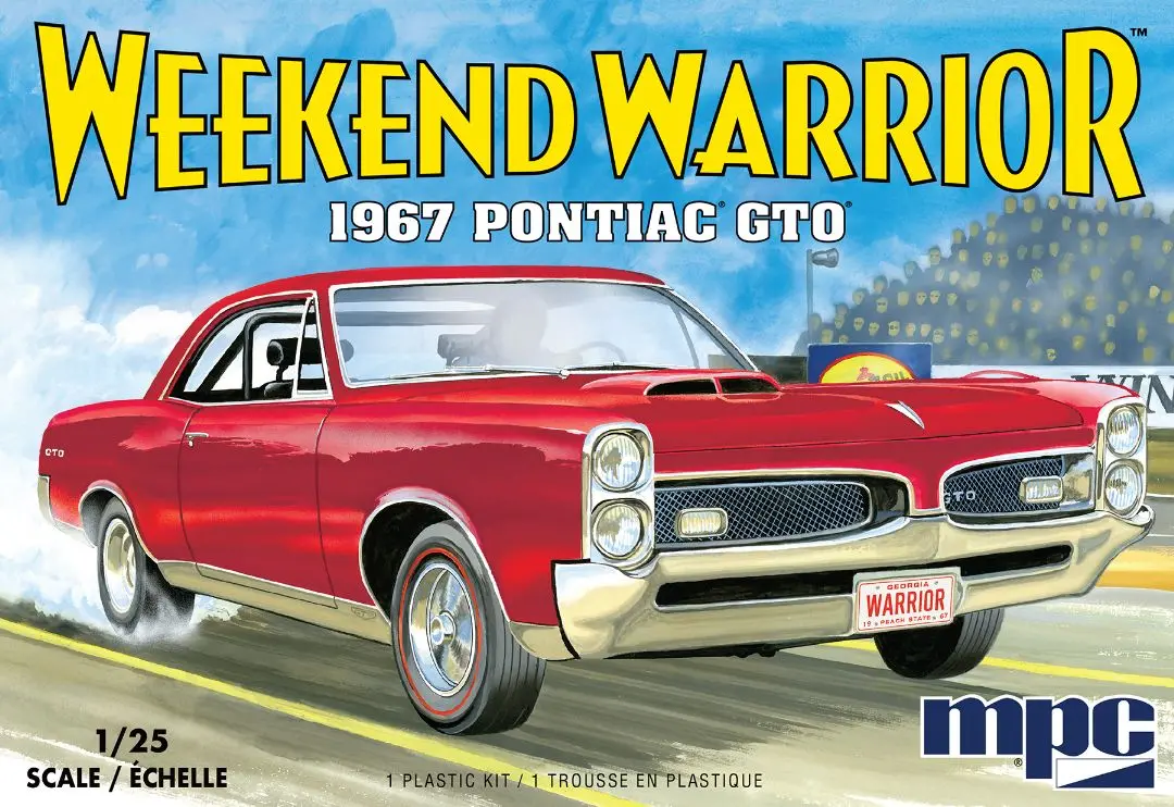 Mpc 1/25 1967 Pontiac Gto Model Kit 1