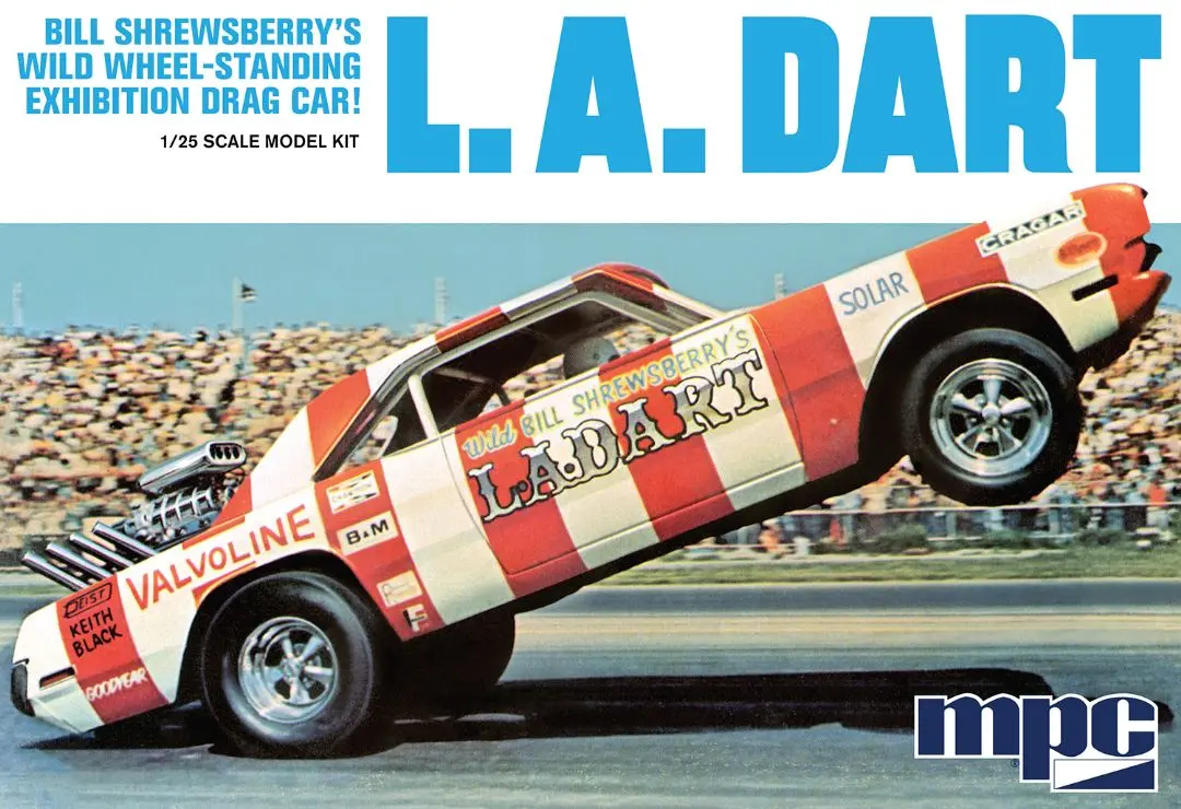 Mpc 1/25 L.A. Dart Wheelstander Model Kit (Level 2) 1