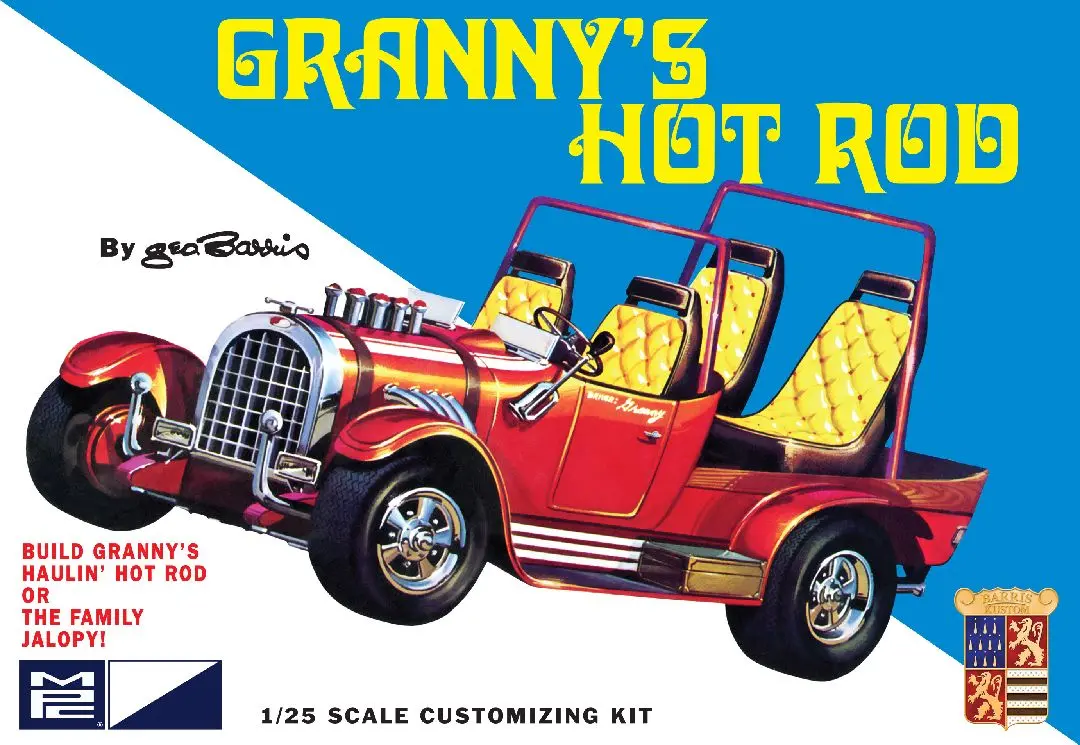 Mpc 1/25 Granny’S Hot Rod George Barris Model Kit 1