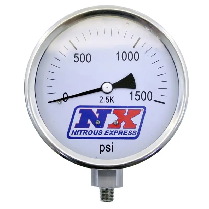 Nitrous Express 15540 High-Precision Nitrous Pressure Gauge – 0–100 Psi 1