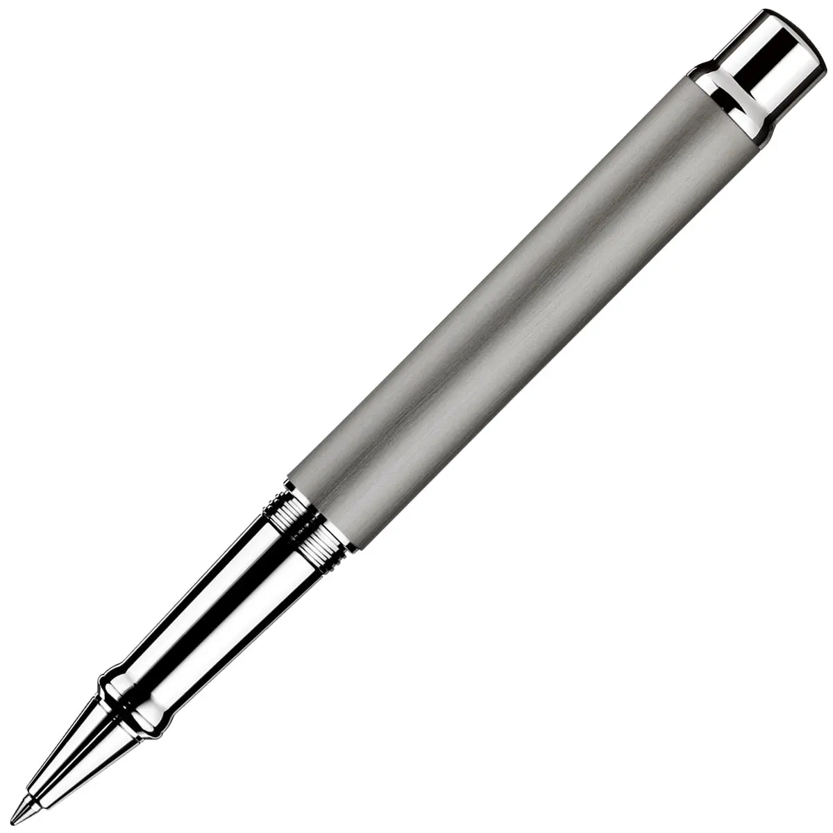 Otto Hutt, Tintenroller Design 04, Platiniert, Graphite Grey 1