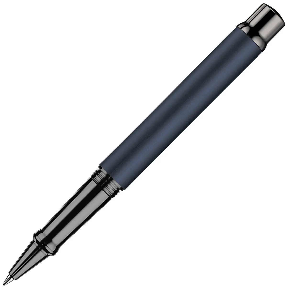 Otto Hutt, Tintenroller Design 04, Rutheniert, Blau/Matt 1