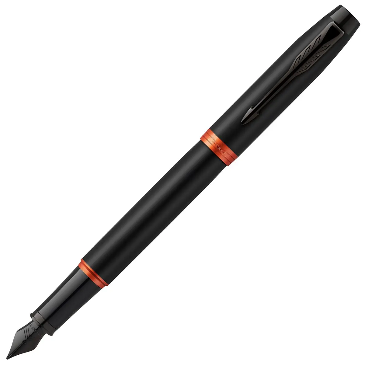 Parker, Füller Im Professionals Collection Vibrant Rings, Oranger Zierring, Schwarz Pvd 1