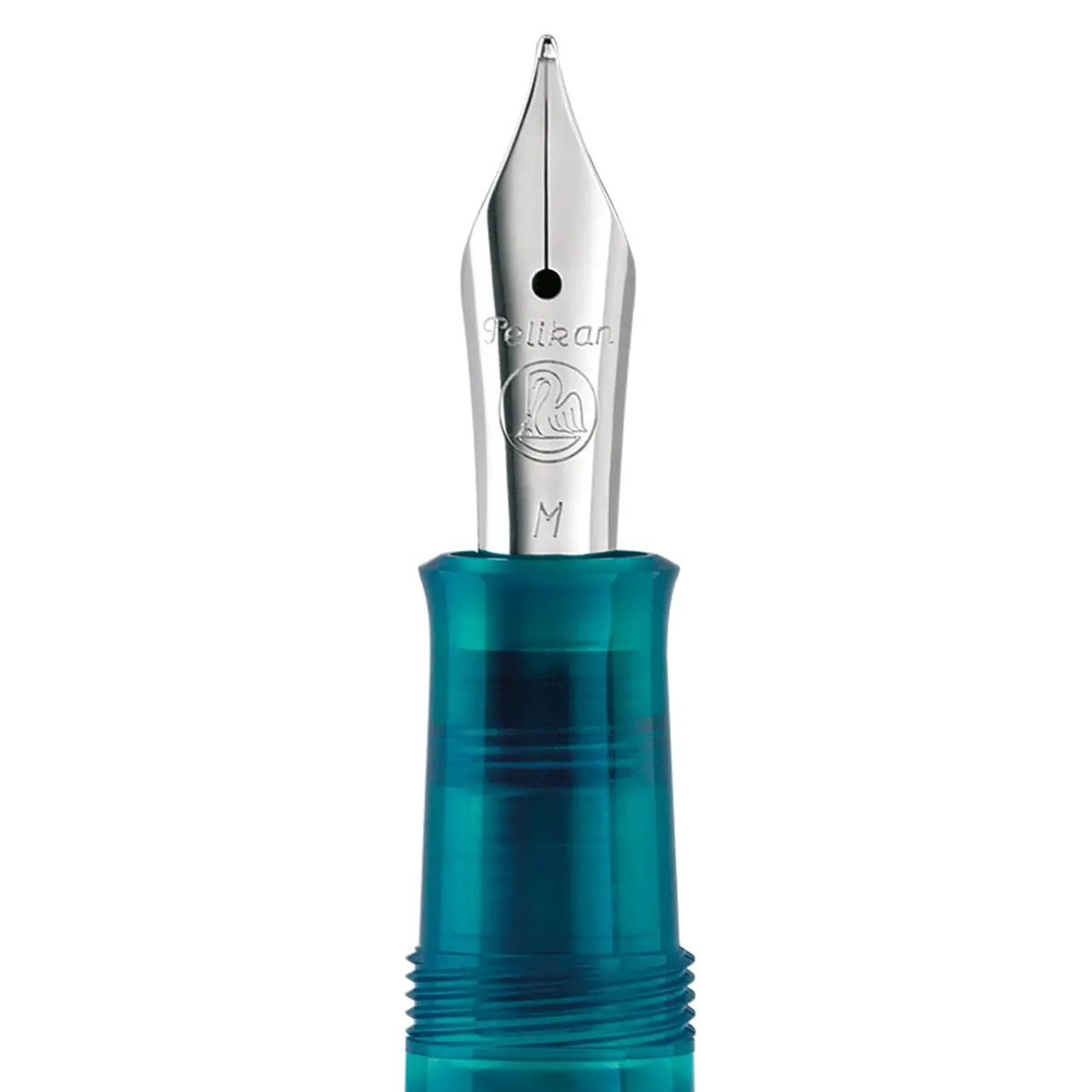 Pelikan Füller + Tintenglas, Classic M205, Inkl. Edelsteintinte Blau 3