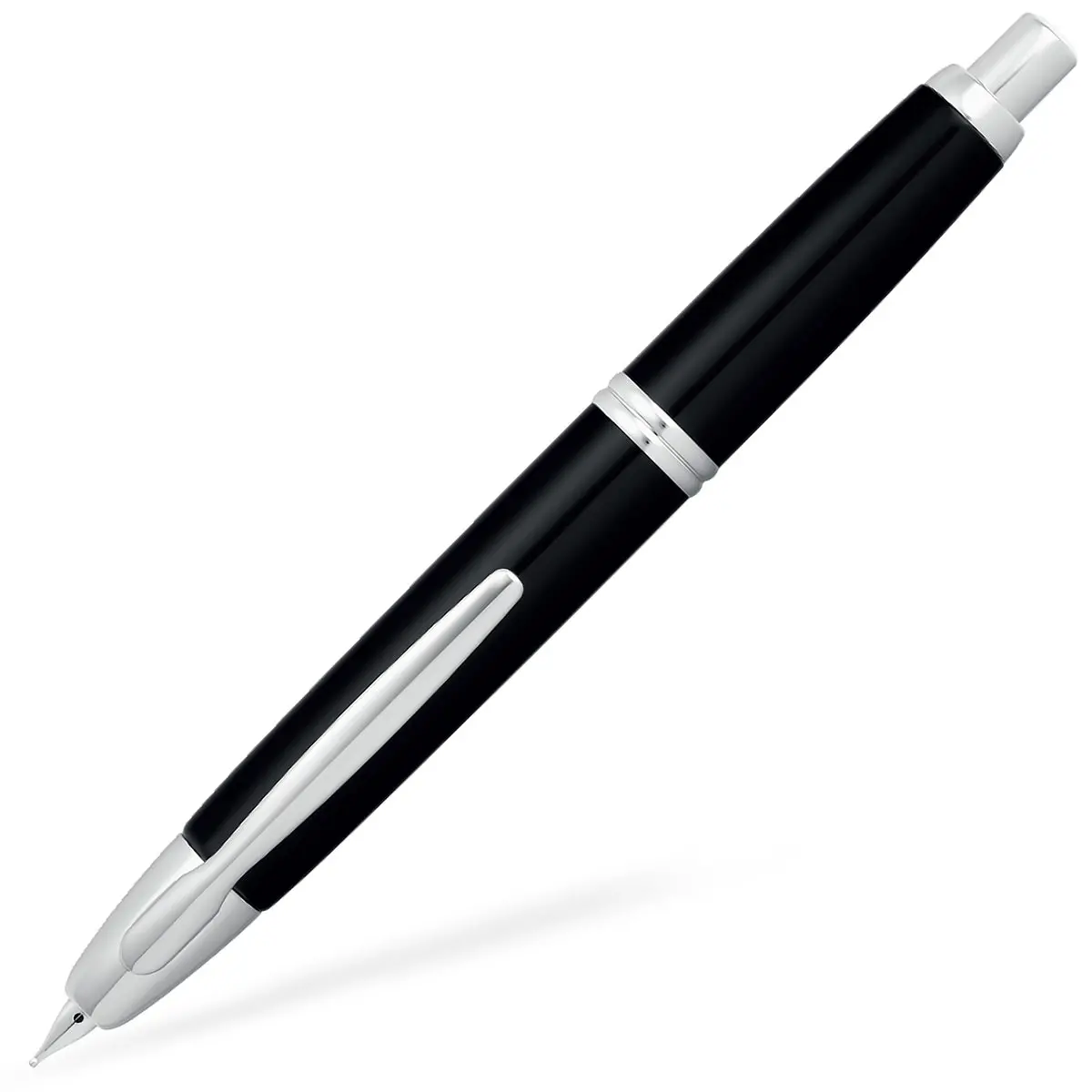 Pilot Füller Capless Rhodium, 18Kt, Schwarz 1