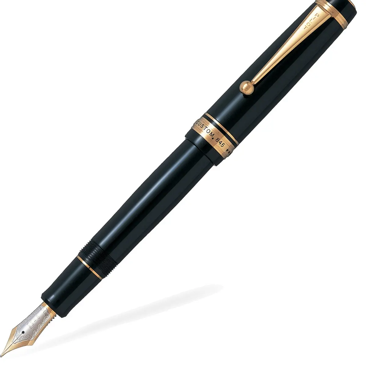 Pilot Füller Custom 845, 18Kt, Schwarz 1