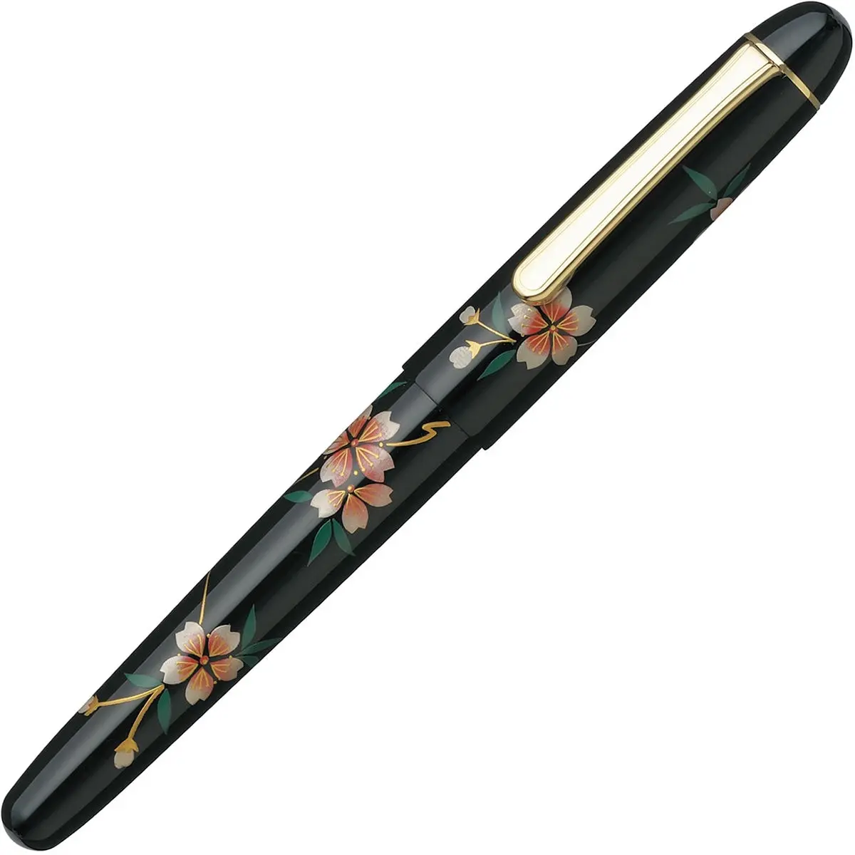 Platinum, Füller, #3776 Century Kaga Maki-E, Mit Hira Maki-E Motiven Hira, 14Kt, Sakura 1