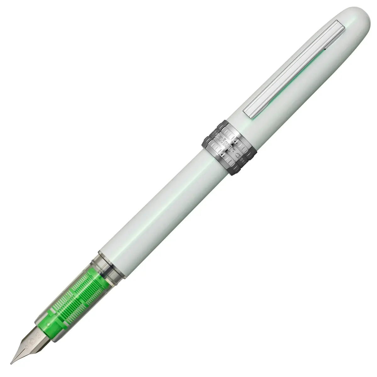Platinum, Füller, Plaisir Aura, Schnappkappe Healing Green 1