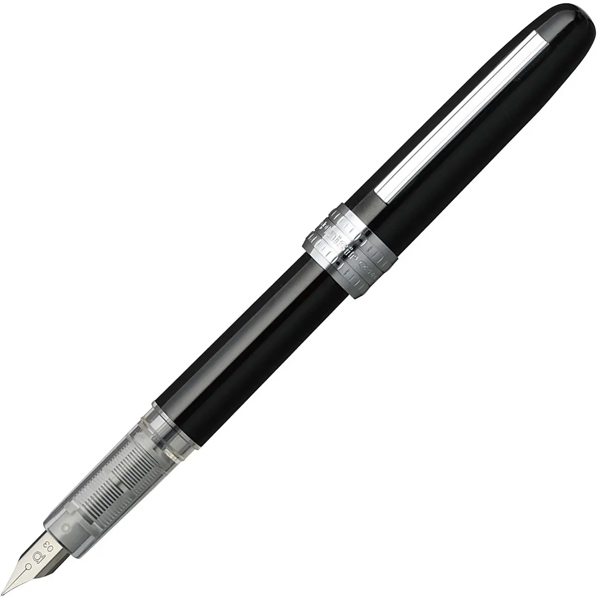 Platinum, Füller, Plaisir Schnappkappe Black 1