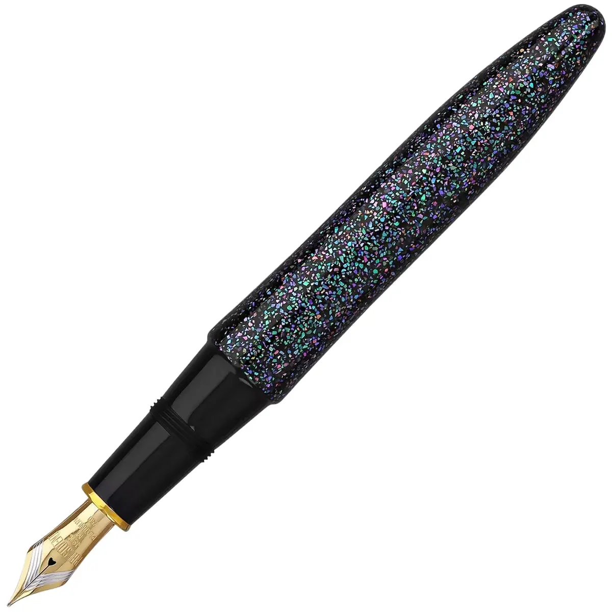 Platinum, Füller, Izumo Galaxy, 18Kt, Schwarz 1
