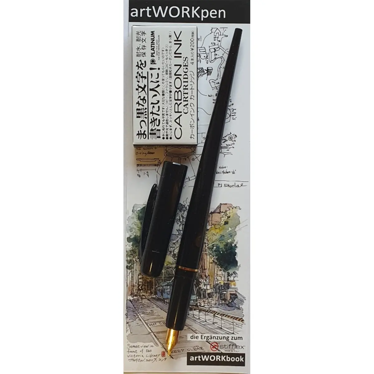 Platinum, Stifte-Set, Artwork Schwarz 1