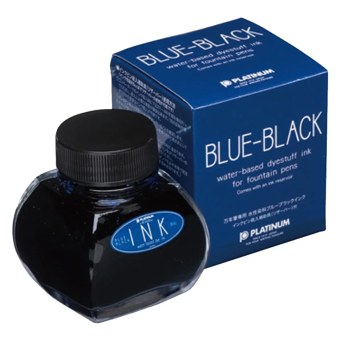 Platinum, Tintenglas, Dye Ink Blue Black 1