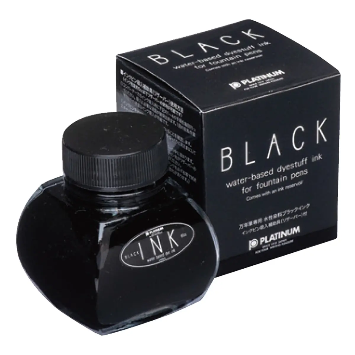 Platinum, Tintenglas, Dye Ink Black 1