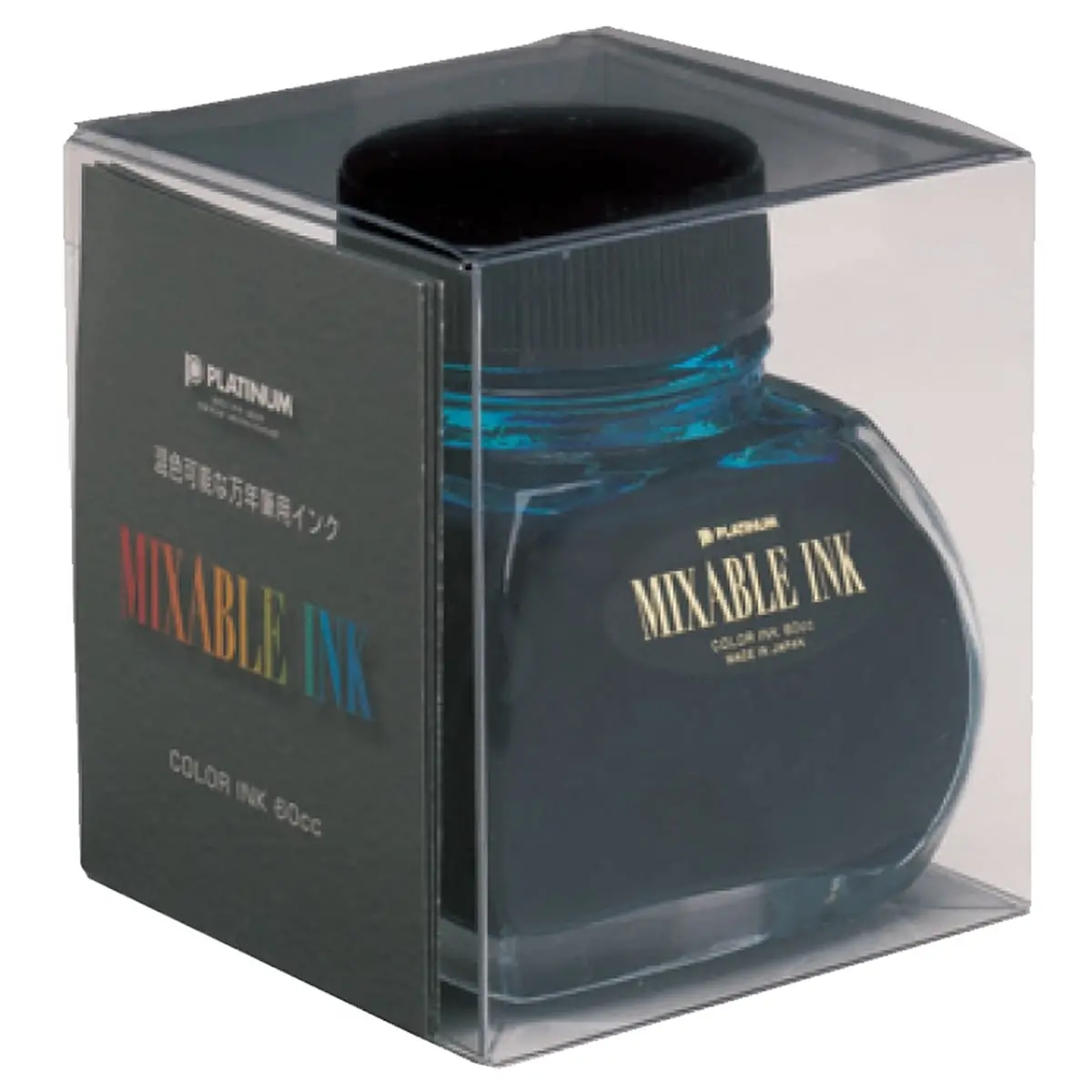 Platinum, Tintenglas, Mixable Ink Aqua Blue 1