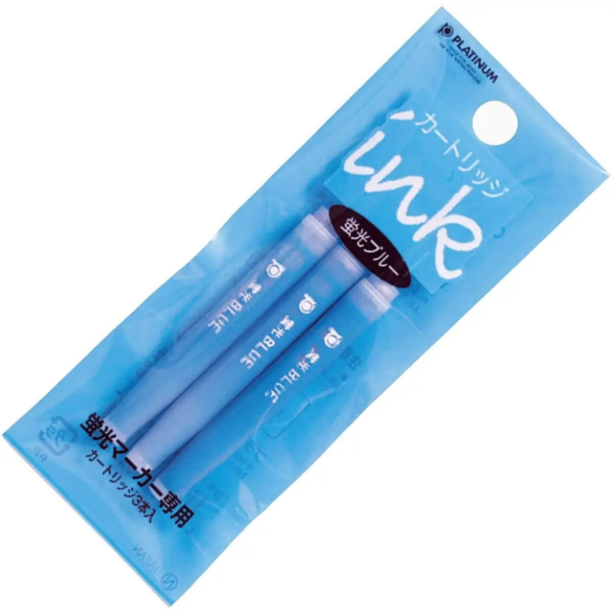 Platinum, Tintenpatrone, Highlighter Florescent Blue 1