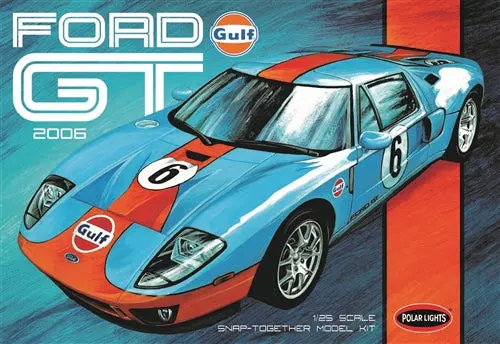 Polar Lights 2006 Ford Gt 1/25 Snap Model 1