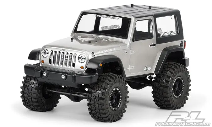Pro-Line 2009 Jeep Wrangler Clear Body For 11.8" (300Mm) Wheelbase Scale Crawlers 1