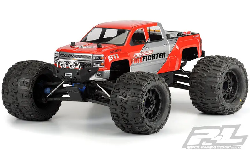 Pro-Line 2014 Chevy Silverado Clear Body For Revo 3.3 1