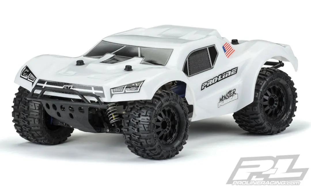 Pro-Line Pre-Cut Monster Fusion Bash Armor Body (White) 1