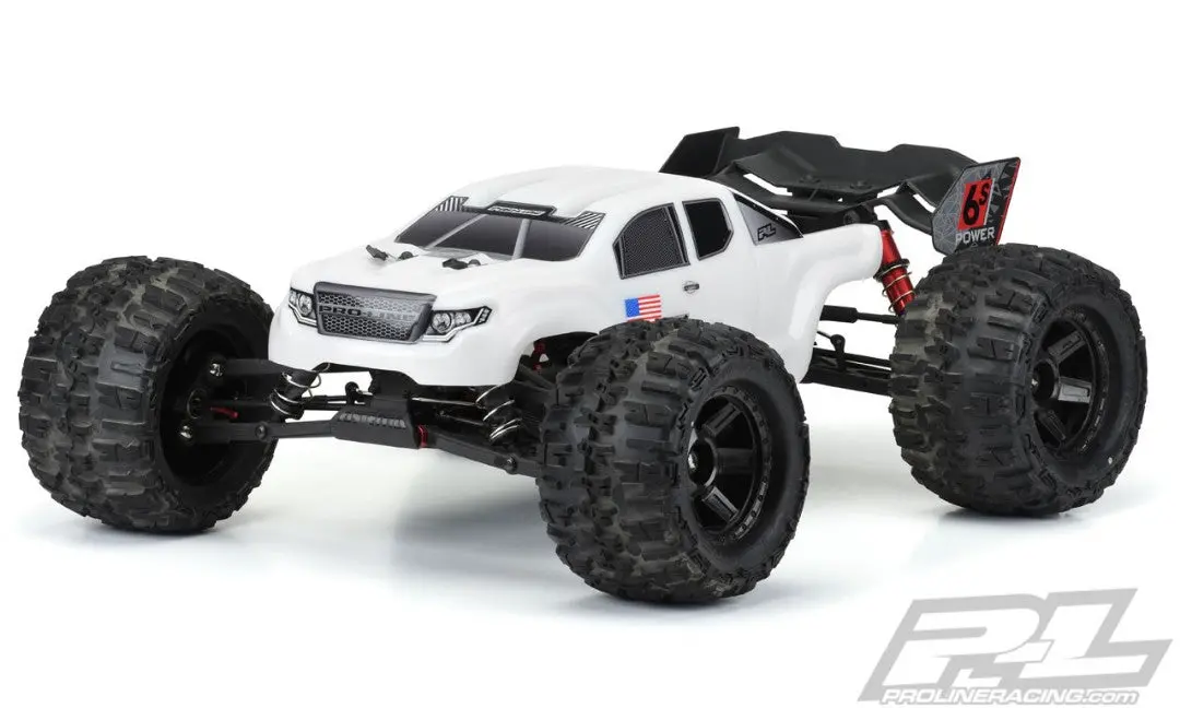 Pro-Line Pre-Cut Brute Bash Armor (White) Body For Arrma Kraton 6S 1