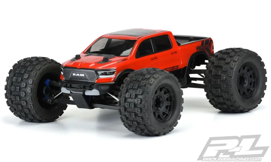Pro-Line 2020 Ram Rebel 1500 Clear Body: E-Revo 2.0/Maxx V2 1